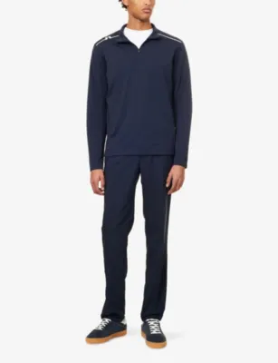 J.LINDEBERG Leon Quarter Zip Mid Layer Long-Sleeve Top detail 2