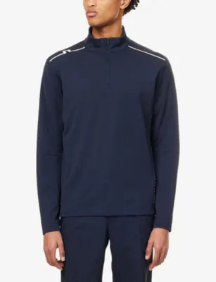J.LINDEBERG Leon Quarter Zip Mid Layer Long-Sleeve Top detail 3