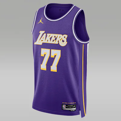 Jordan Los Angeles Lakers Luka Dončić 2025/26 Statement Edition Nike Dri-FIT NBA Swingman Jersey - Field Purple
