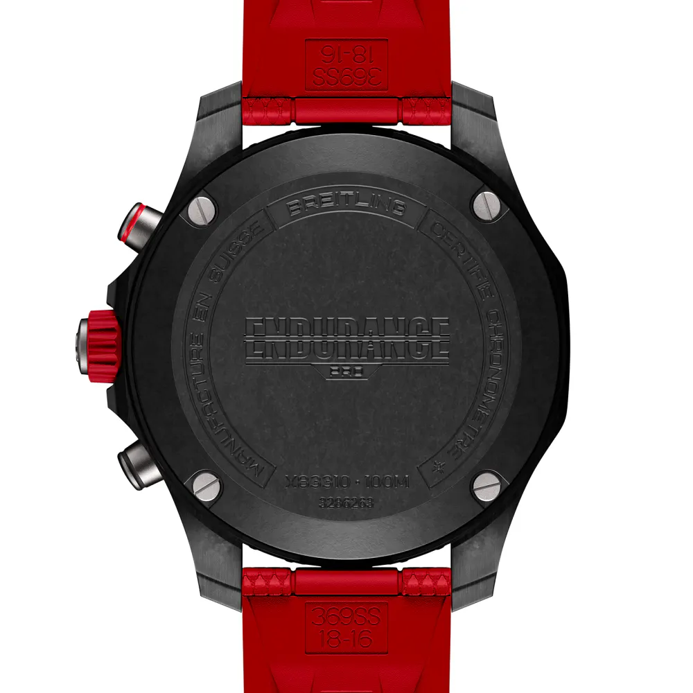 Breitling Endurance Pro 38mm Unisex Watch Red Rubber detail 2