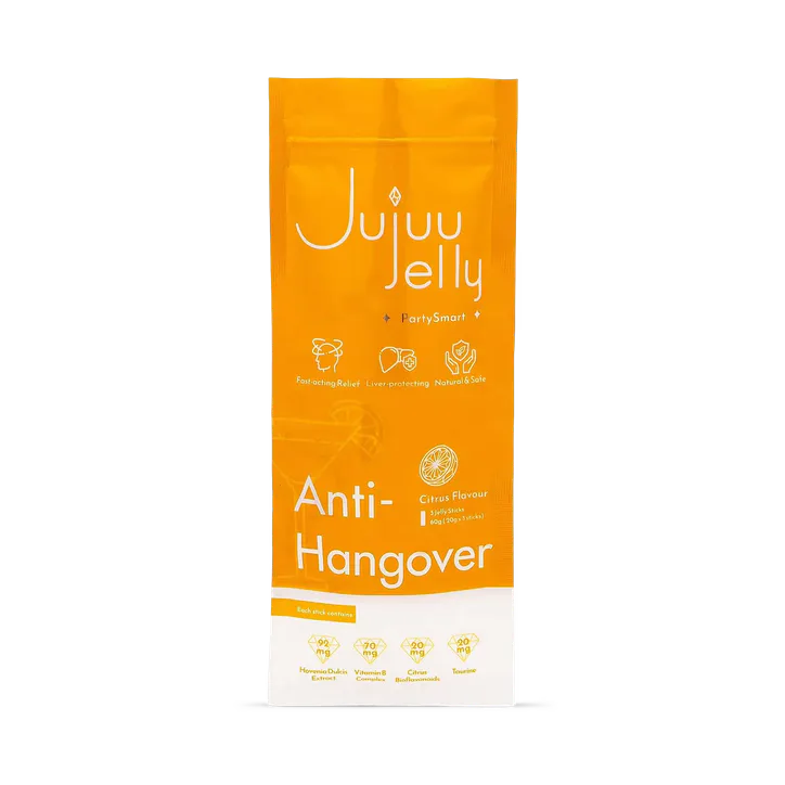 Jujuu Jelly Party Smart (Anti-Hangover) Jelly Stick - Bag of 3