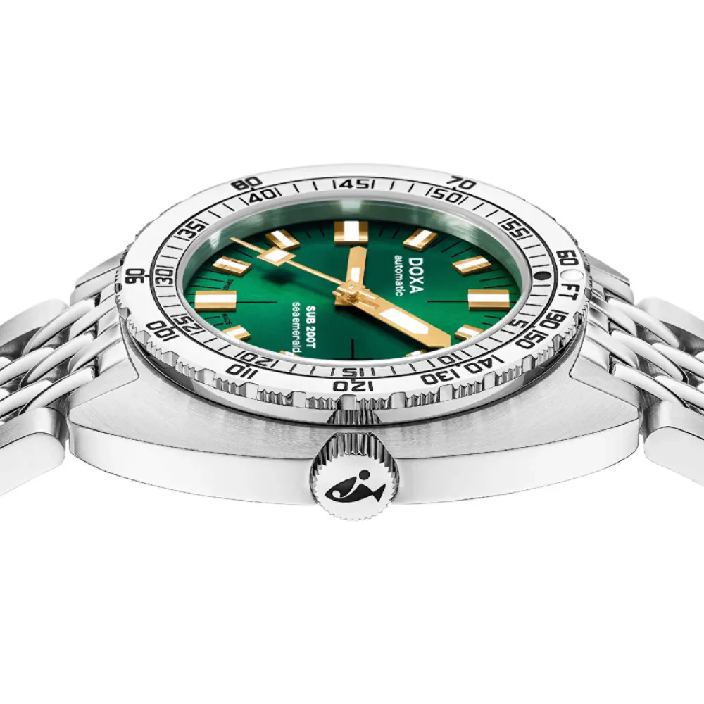 DOXA Sub 200T Sea Emerald 39mm Mens Watch Green in Green, additional product view 2