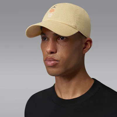 Jordan Club Adjustable Festival Hat - Lemon Wash/Off-Noir