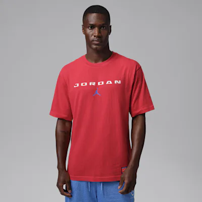 Jordan Brooklyn Men's Graphic T-Shirt - University Red