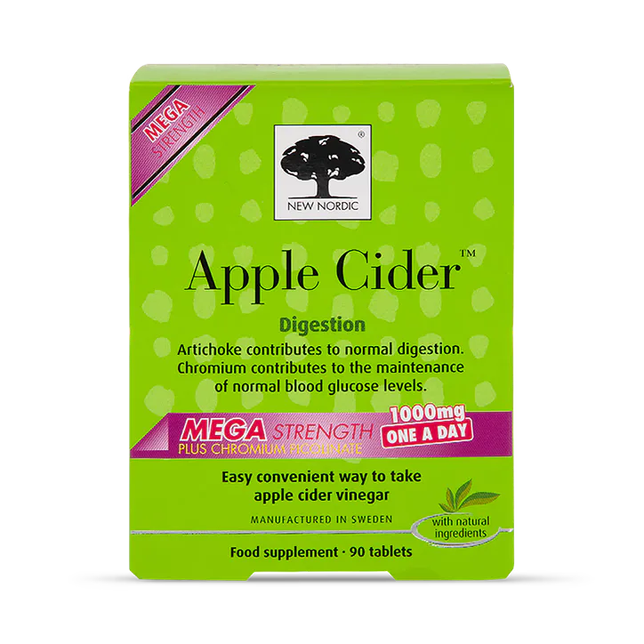 New Nordic Apple Cider Mega Strength 1000mg 90 Tablets