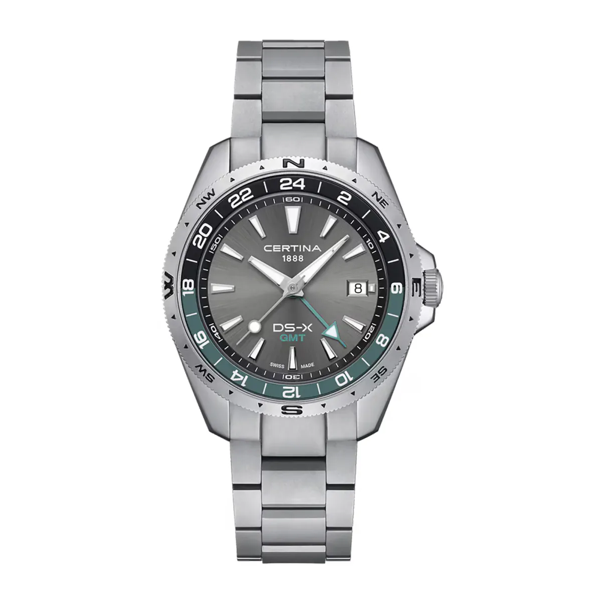 Certina DS-X GMT 41mm Unisex Watch Grey