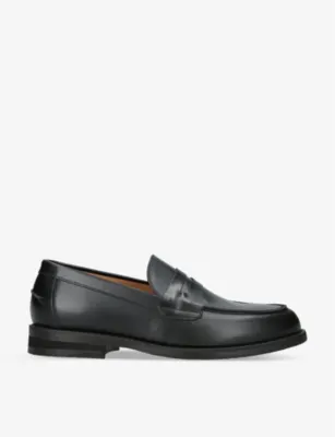 DUKE & DEXTER Wilde leather penny loafers - EUR 41 / 7 UK MEN in BLACK – Mens | Loafers