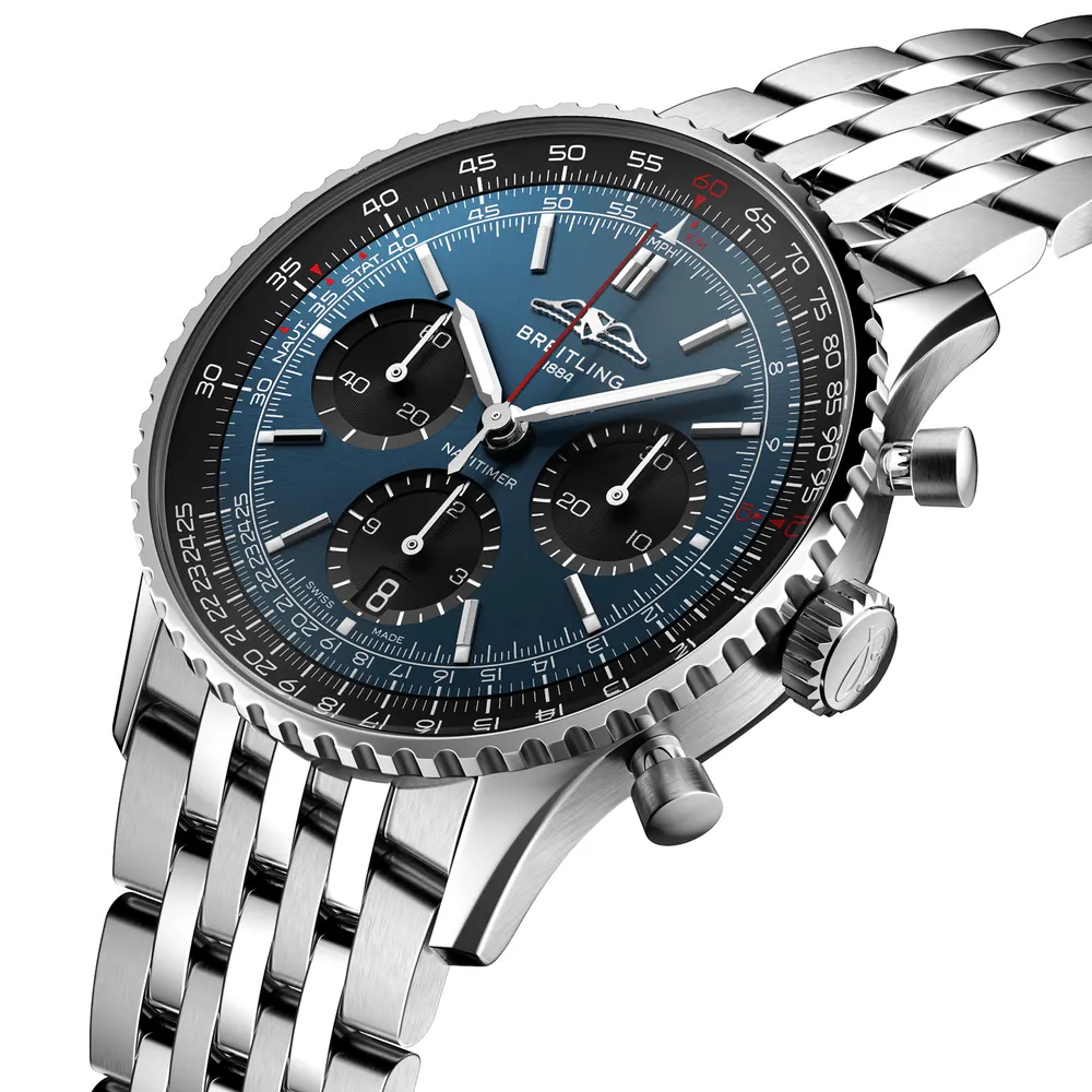 Breitling Navitimer B01 Chronograph 41 Stainless Steel Watch detail 2