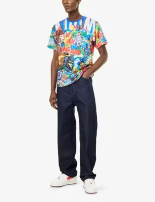 A BATHING APE Overall Graphic-Print Woven T-Shirt detail 2