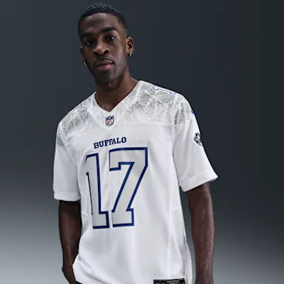 Nike Josh Allen Buffalo Bills Rivalries Collection Men's Nike Dri-FIT NFL Limited Jersey - White