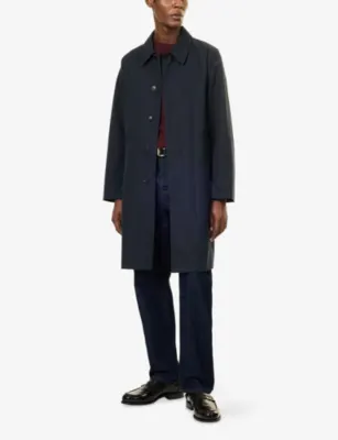 SUNSPEL Ventile Cotton Mac in DARK NAVY, additional product view 2