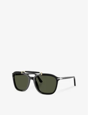 PERSOL PO0203S Square-Frame Acetate Sunglasses detail 2