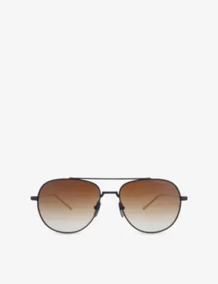 DITA D4000440 Artoa 79. Pilot-Frame Metal Sunglasses