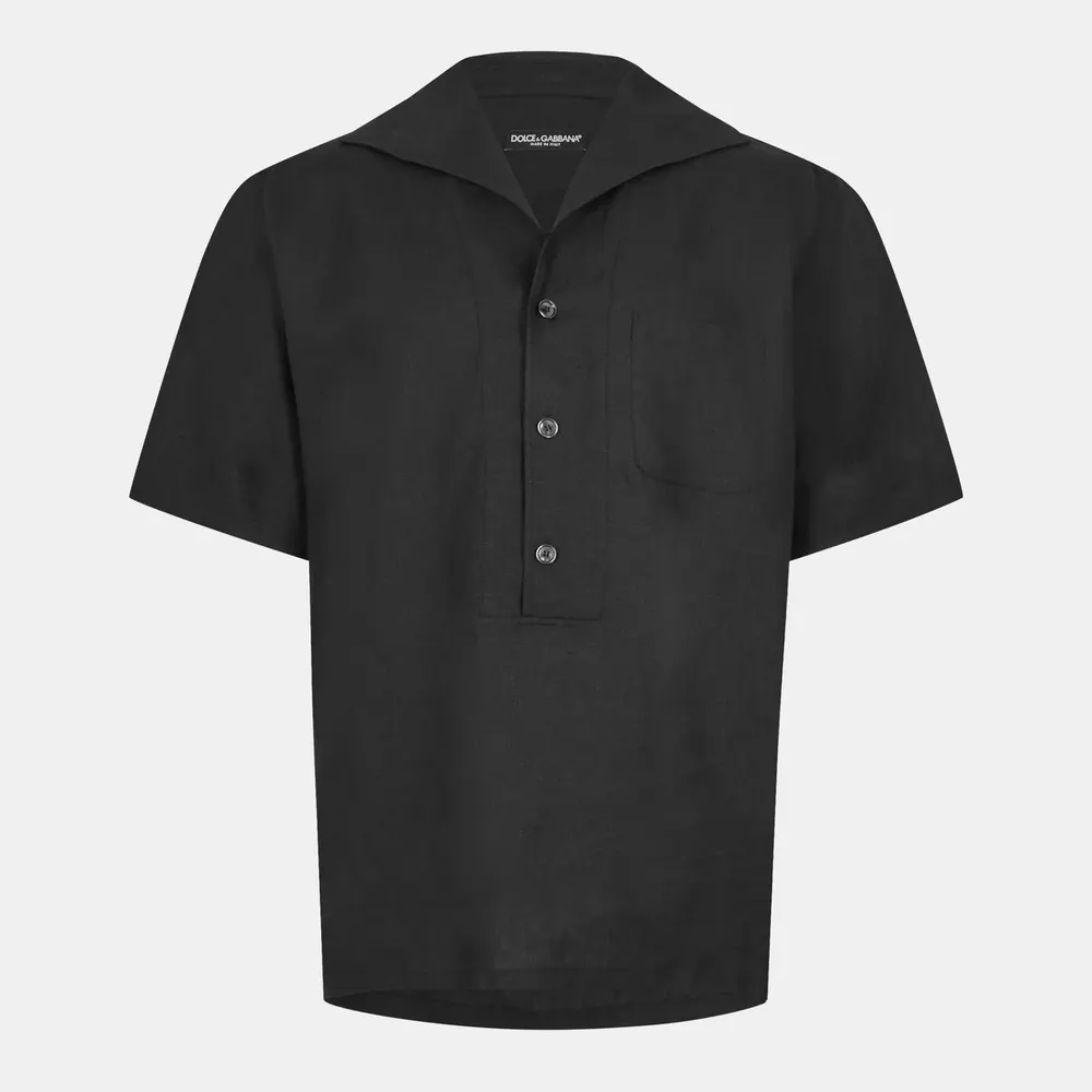 Dolce and Gabbana Men's Short Sleeve Short Blouse