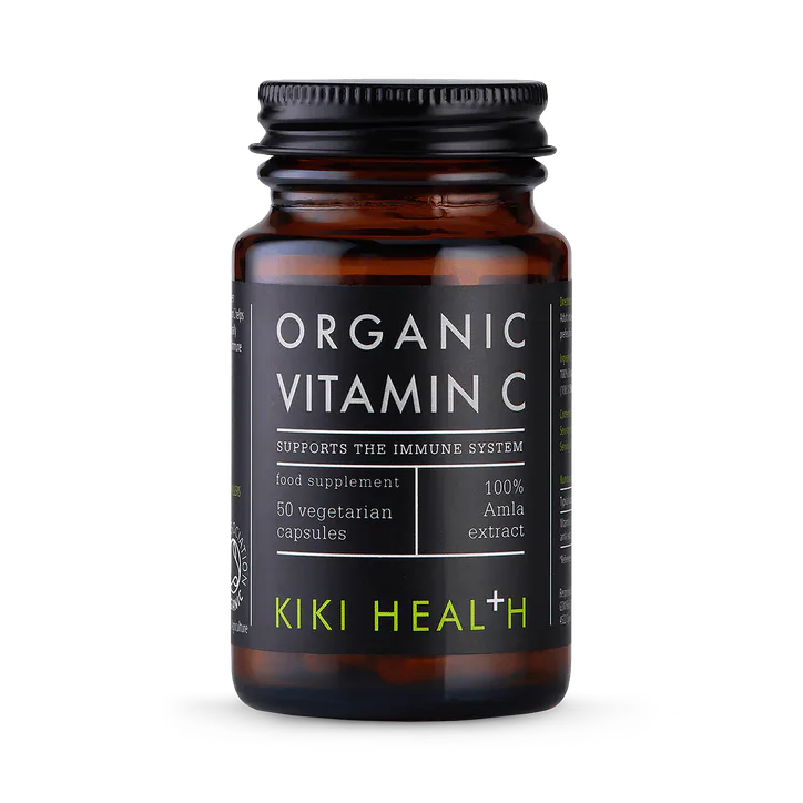 KIKI HEALTH Organic Vitamin C - 50 Vegicaps