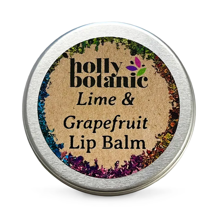 Holly Botanic Natural Lip Balm | Lime & Grapefruit | 14g