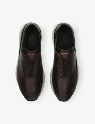 OFFICINE CREATIVE Form Leather Trainers - EUR 44 / 10 UK MEN in Brown, additional product view 2