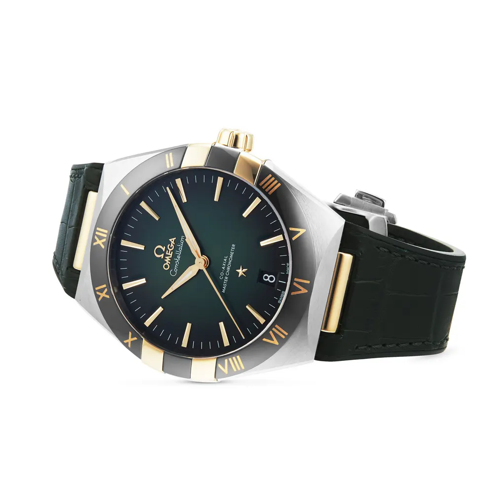 Omega Constellation Co-Axial Master Chronometer 41mm Mens Watch Green in Green, additional product view 3