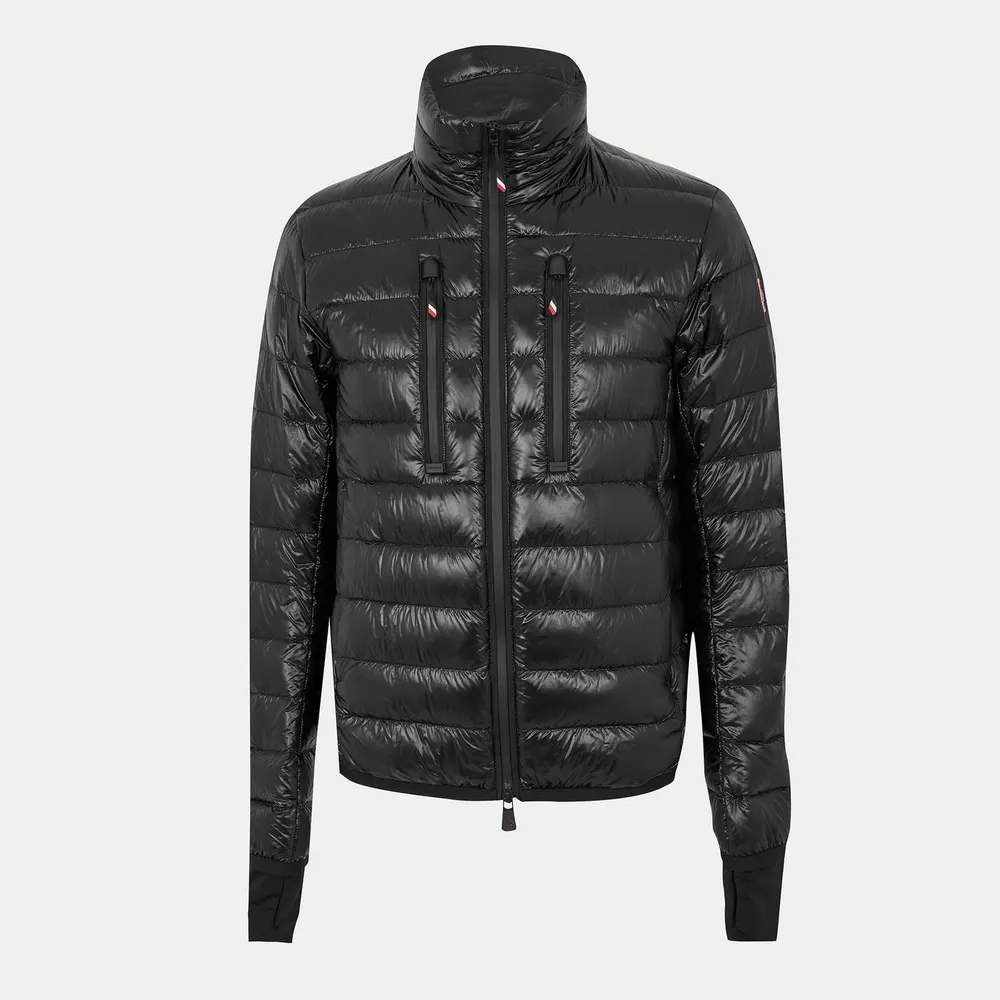 Moncler Grenoble Men's Short Quilted Down Water-Repellent Puffer Jacket