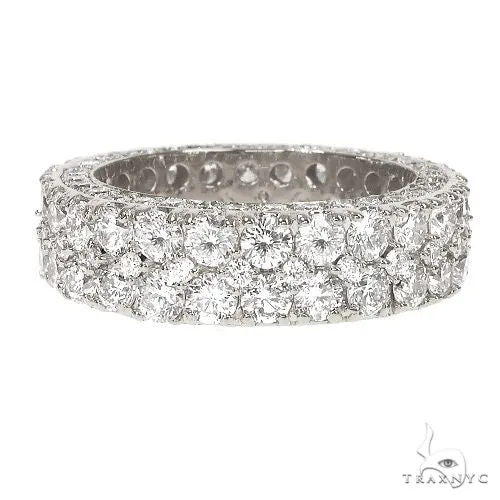 AHMED - MOON JEWELRY 14K Gold Eternity Diamond Ring 66874 in Rose / 6 – Ring
