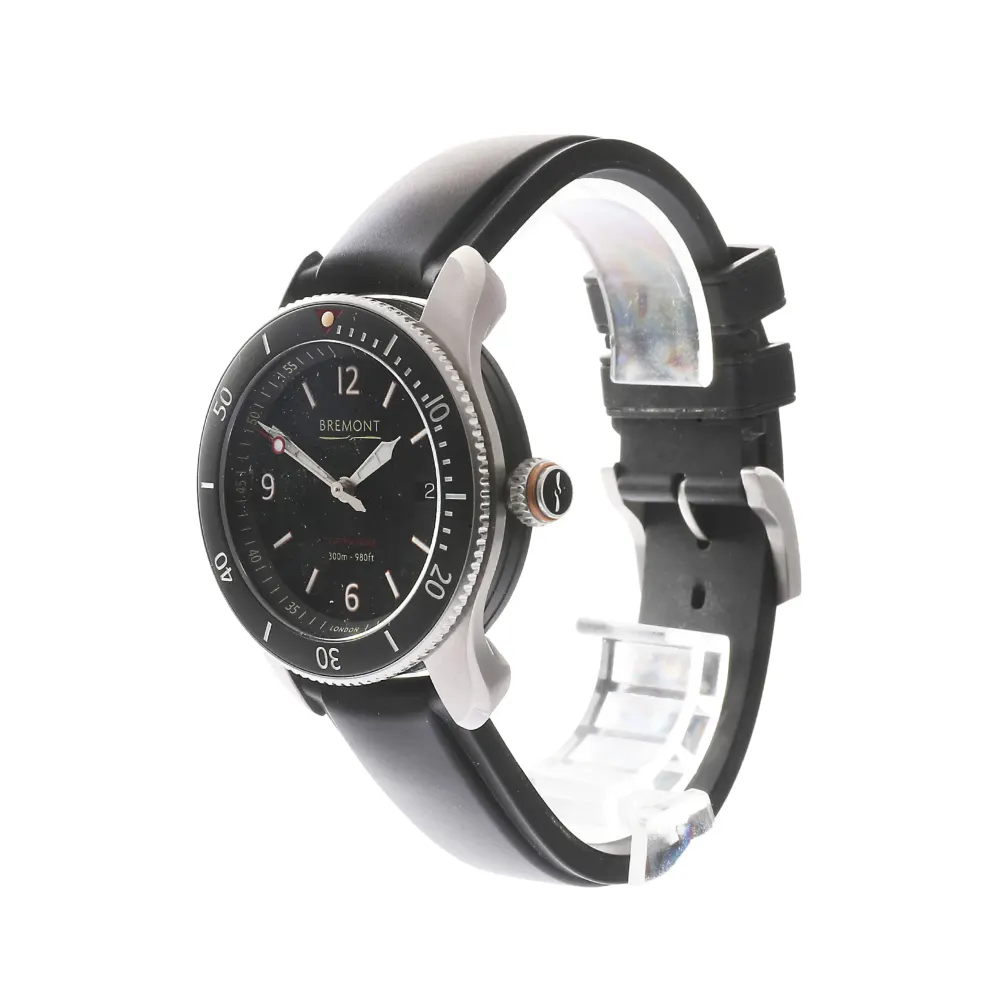 Bremont Supermarine S300-BK-R-S — 2023 — Good in Black Quarter Arabic, additional product view 2