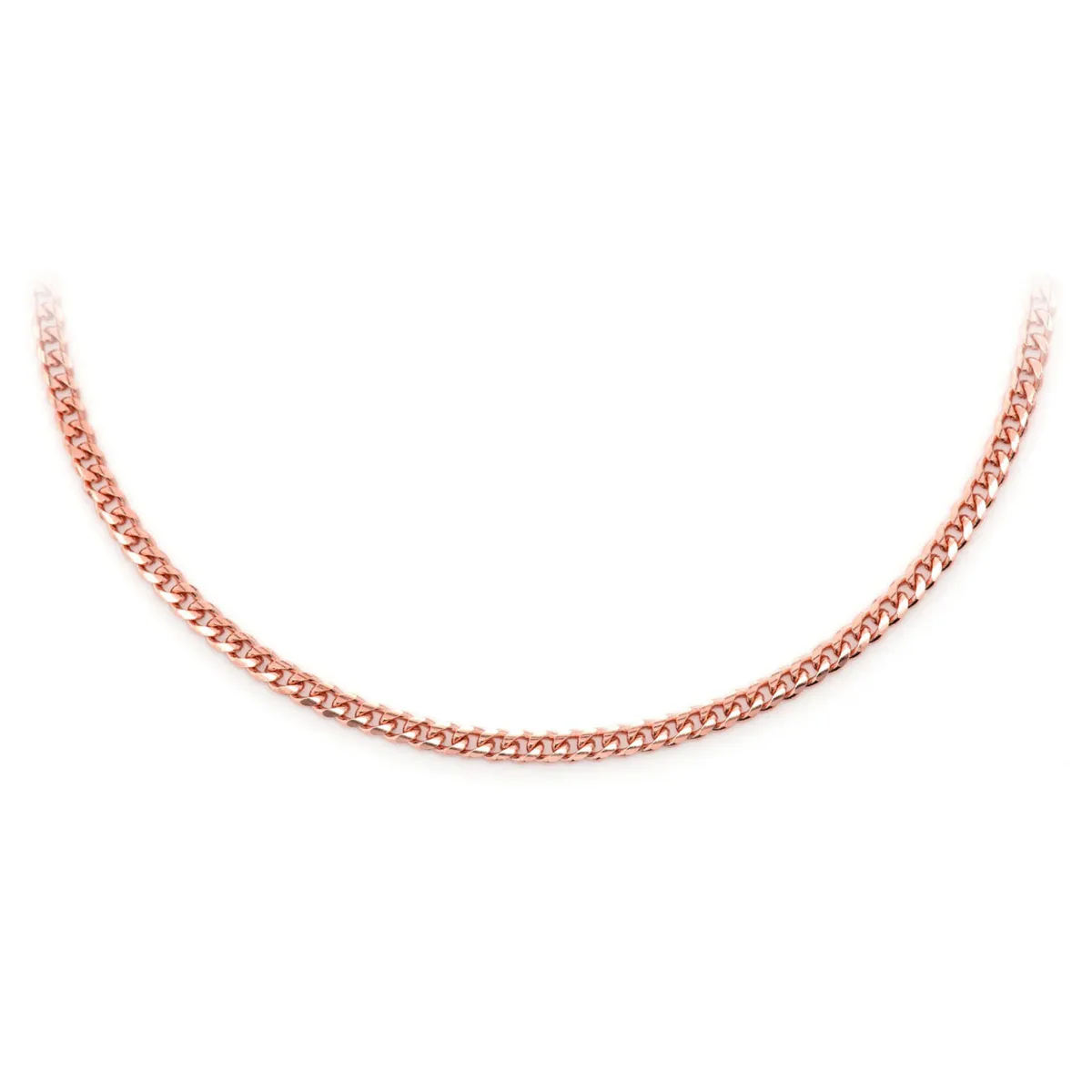 For Him Miami Cuban Gold Chain in 2mm / Rose Gold / 24" – Chain