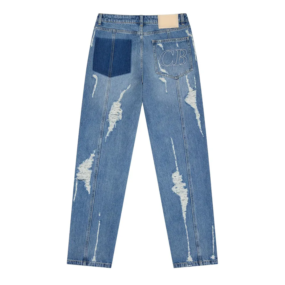Cole Buxton Distressed Denim Jeans detail 2