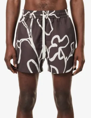 FRESCOBOL CARIOCA Rio Floral-Print Swim Shorts detail 2