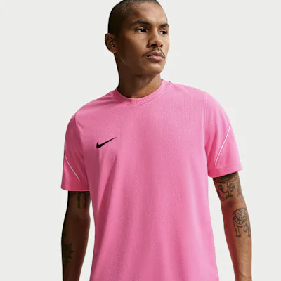 Nike Strike Men's Dri-FIT Short-Sleeve Football Top - Pinksicle/Black/Black/Black