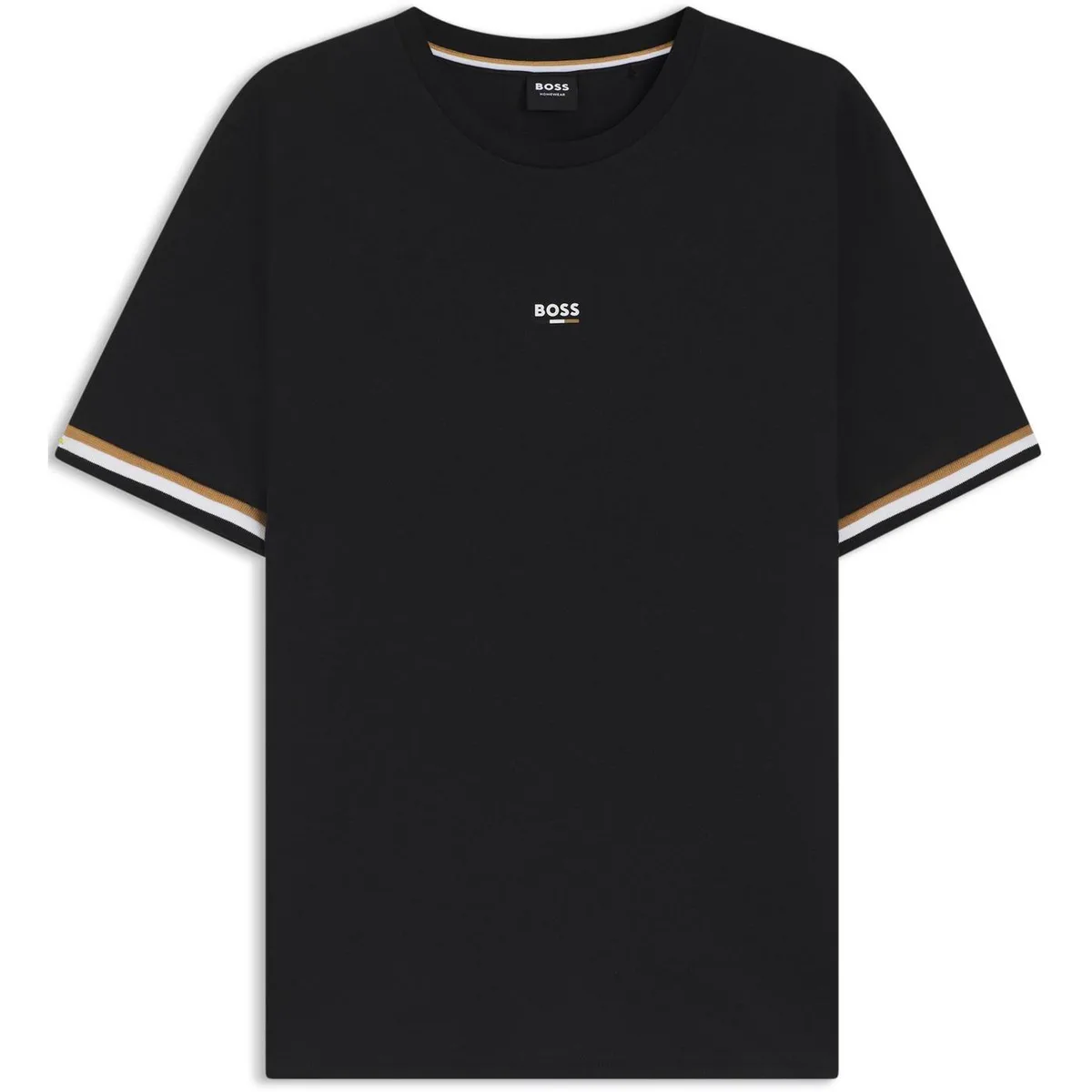 Boss Mens BOSS BODYWEAR Iconic T-Shirt with Stripe Detail