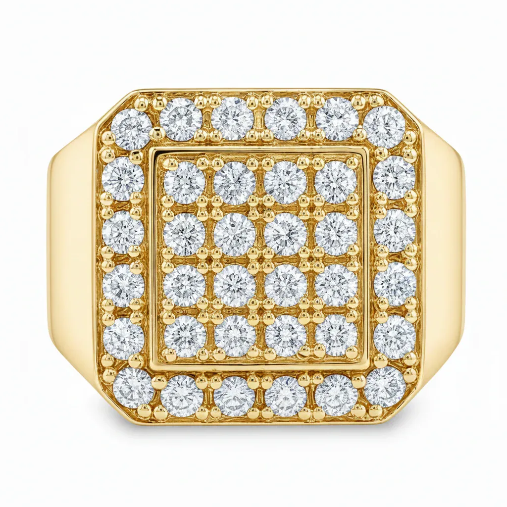 RINA - For Him FACTORY For Him Heavy 14K Gold Ring 6200 in Rose Gold / 10 – Ring