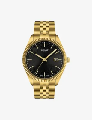 TISSOT T156.410.33.051.00 Ballade PVD-Coated Stainless-Steel Quartz Watch