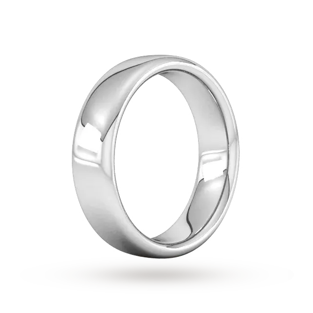 For Him 6mm Slight Court Extra Heavy Wedding Ring In 18 Carat Yellow Gold, additional product view 2