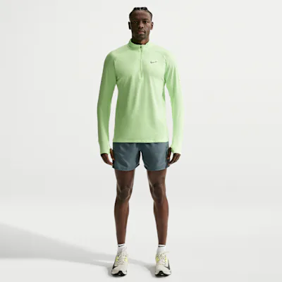 Nike Miler Men's Dri-FIT 12.5cm (Approx.) Brief-Lined Running Shorts - Mineral Slate/Black Spruce