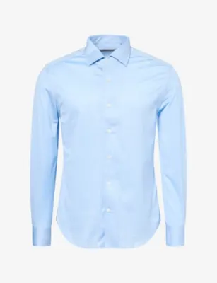 CORNELIANI Regular-Fit Cotton-Jersey Shirt - 15.75