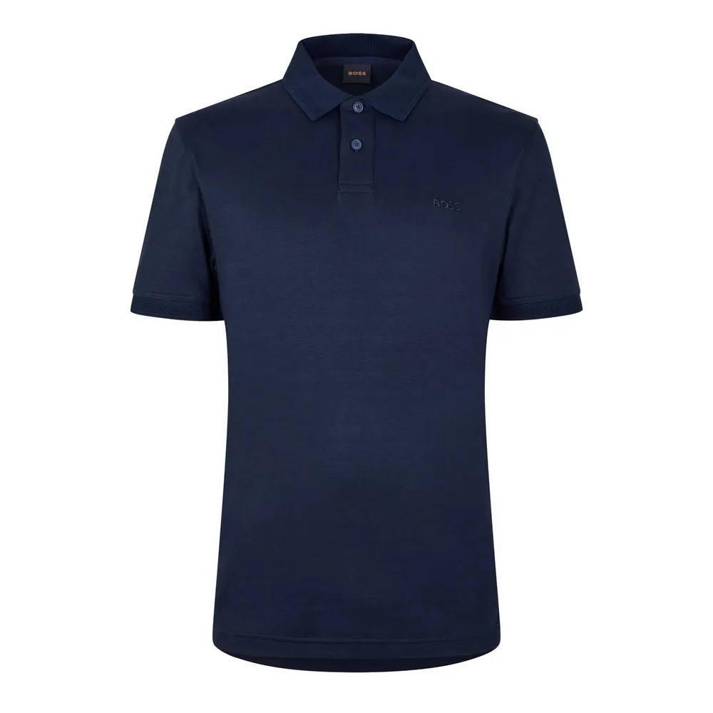 Boss Men's PeInterlock Short-Sleeve Polo Shirt