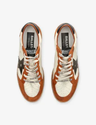 GOLDEN GOOSE Ballstar 83405 Leather Trainers - EUR 43 / 9 UK MEN in TAN COMB, additional product view 2