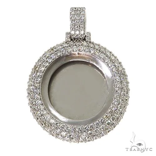 RINA - For Him CUSTOM 14k Gold Diamond Photo Pendant 67590 in Rose Gold – Pendant