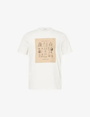 MONCLER Crewneck Graphic-Patch Cotton T-shirt
