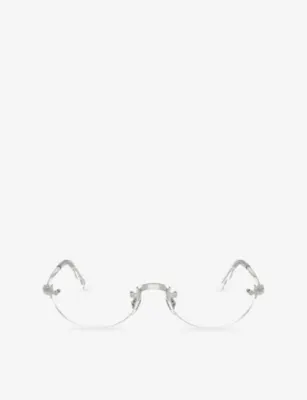 RAY-BAN RB3929V Round-Frame Metal Optical Glasses