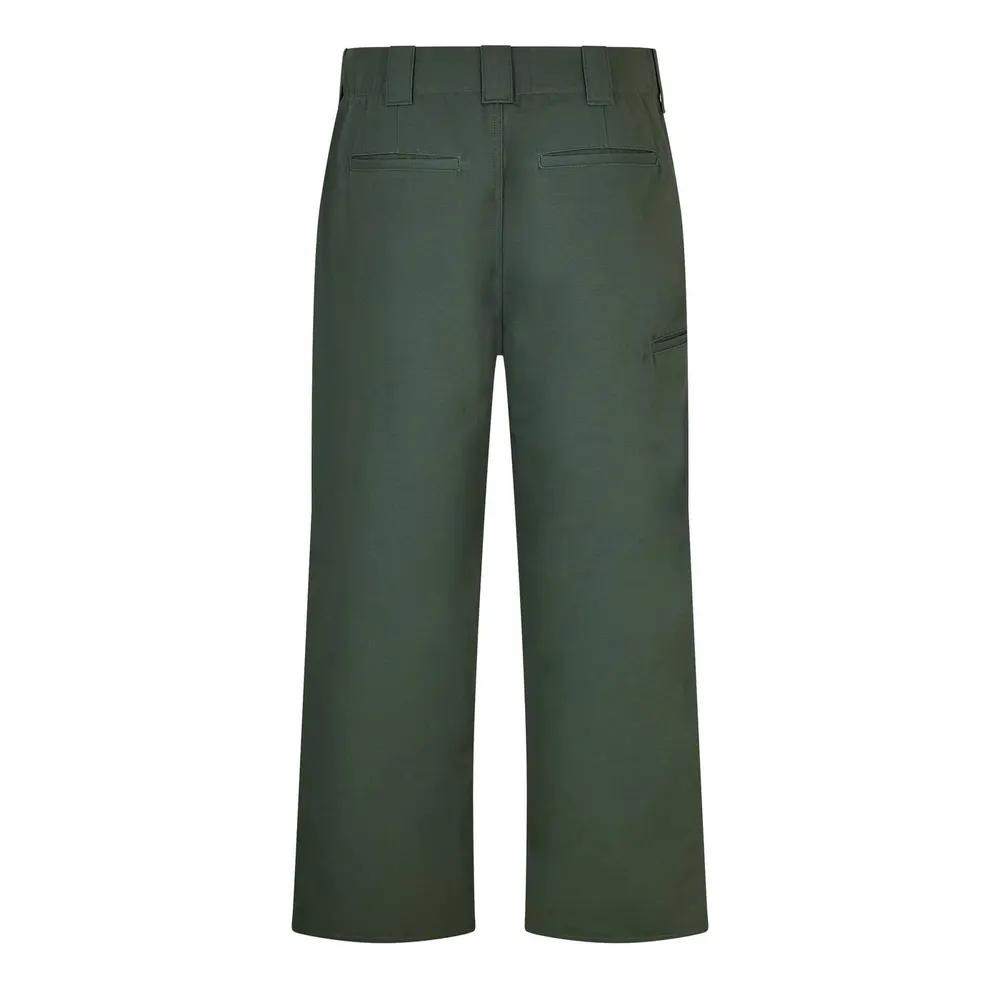 Kenzo Men's Double Knee Chinos in Dark Khaki, additional product view 2