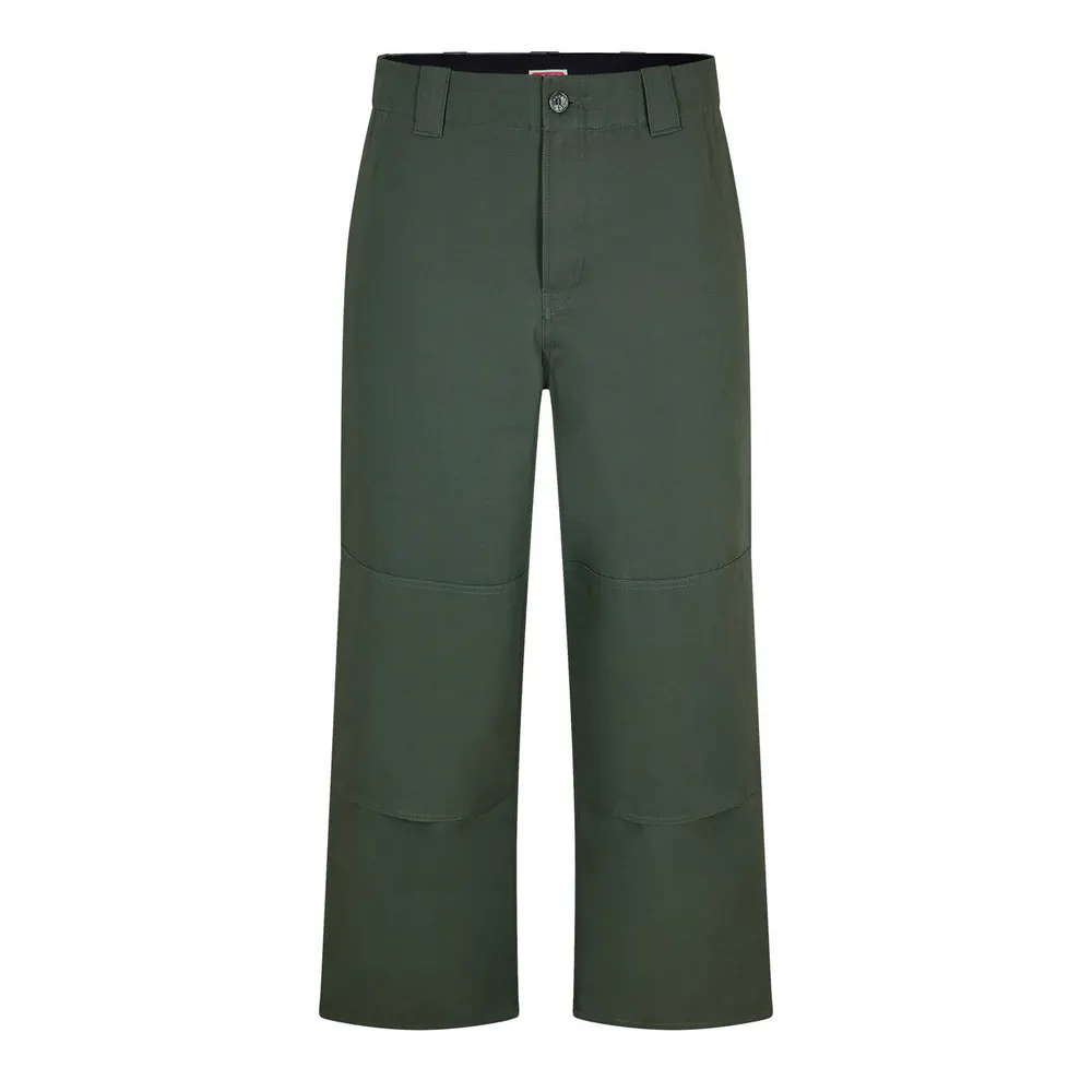 Kenzo Men's Double Knee Chinos in Dark Khaki – Clothing