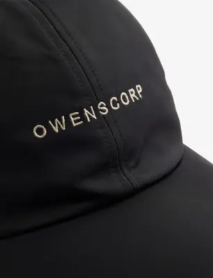RICK OWENS Brand-Embroidered Woven Baseball Cap - L detail 2