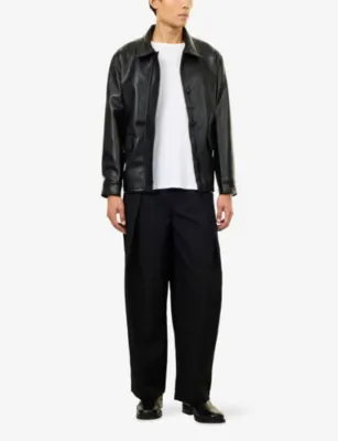 ONLY THE BLIND Nightfall Embossed Logo Embroidery Woven Trousers detail 2