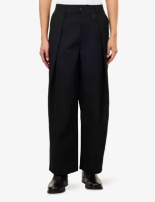 ONLY THE BLIND Nightfall Embossed Logo Embroidery Woven Trousers detail 3