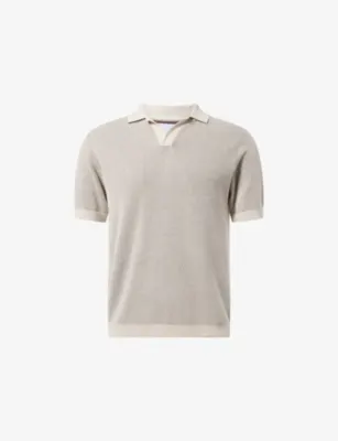 RAITH Oscar Contrast-Trim Cotton-Knit Polo Shirt