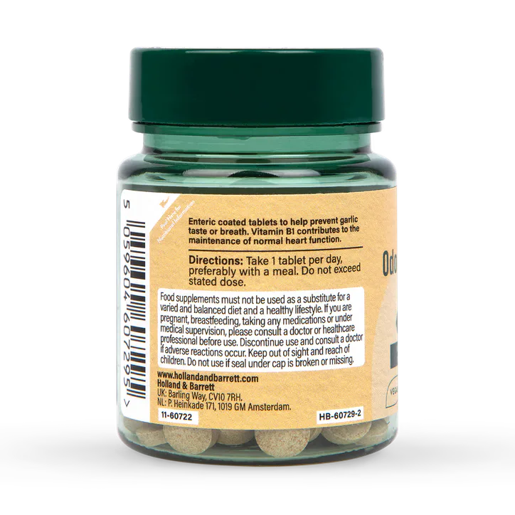 For Him Enteric Coated Odourless Garlic 1000mg 60 Tablets, additional product view 3