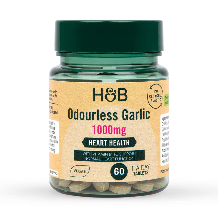 For Him Enteric Coated Odourless Garlic 1000mg 60 Tablets