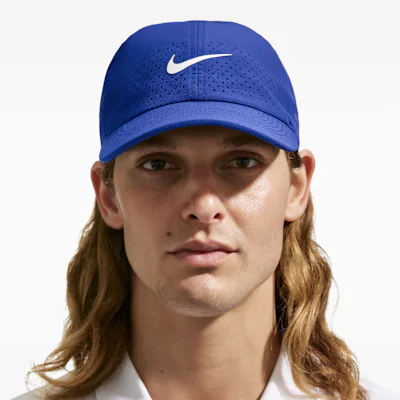 Nike Dri-FIT ADV Club Unstructured Tennis Cap - Old Royal/White