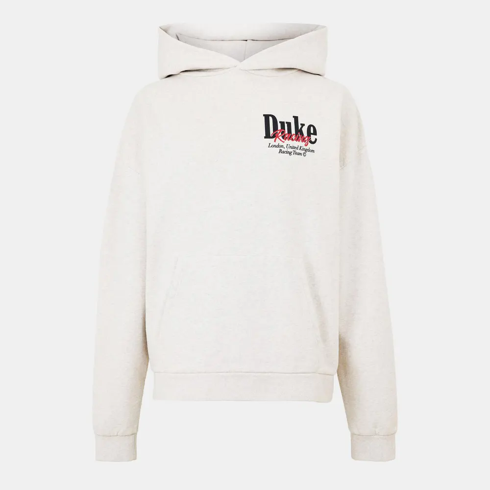 Duke and Dexter Men's Pull Over Hoodie in Oat Marl – Clothing